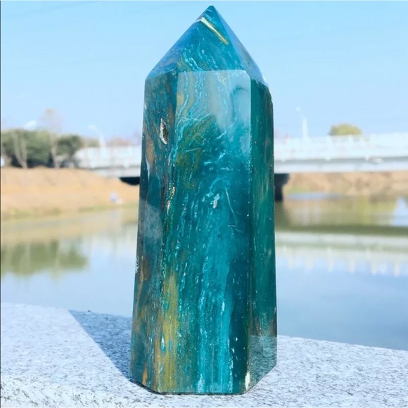 High Quality Ocean Jasper Tower 478 grams - Picture 5 of 8